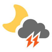 passages nuageux et orages